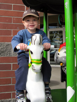 riding the carousel